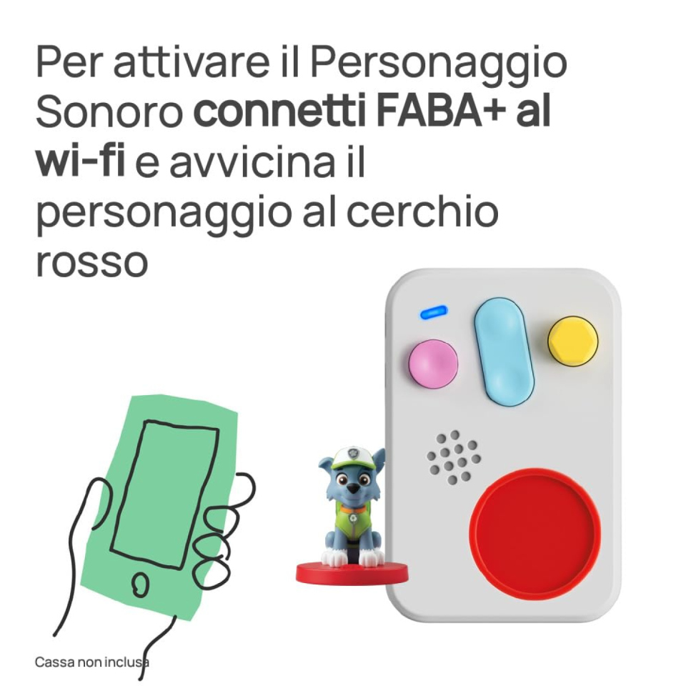 FABA Personaggio Sonoro PAW Patrol Rocky, 3-5 anni