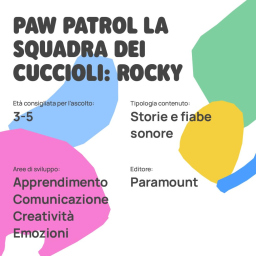 FABA Personaggio Sonoro PAW Patrol Rocky, 3-5 anni