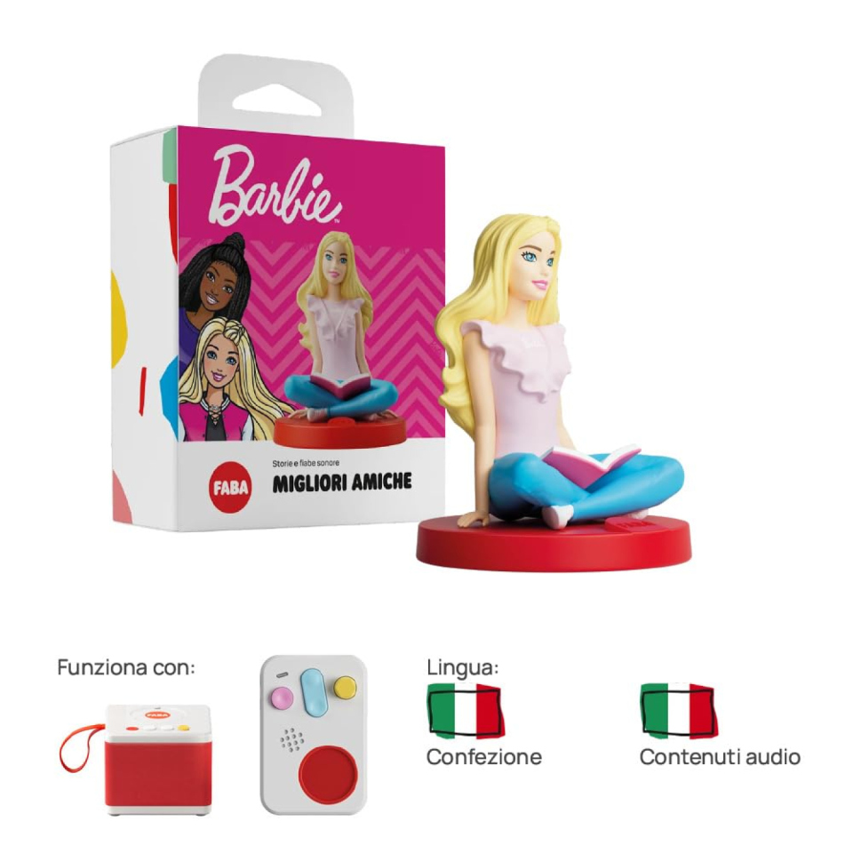 FABA personaggio sonoro Barbie Migliori amiche, 5-10 anni
