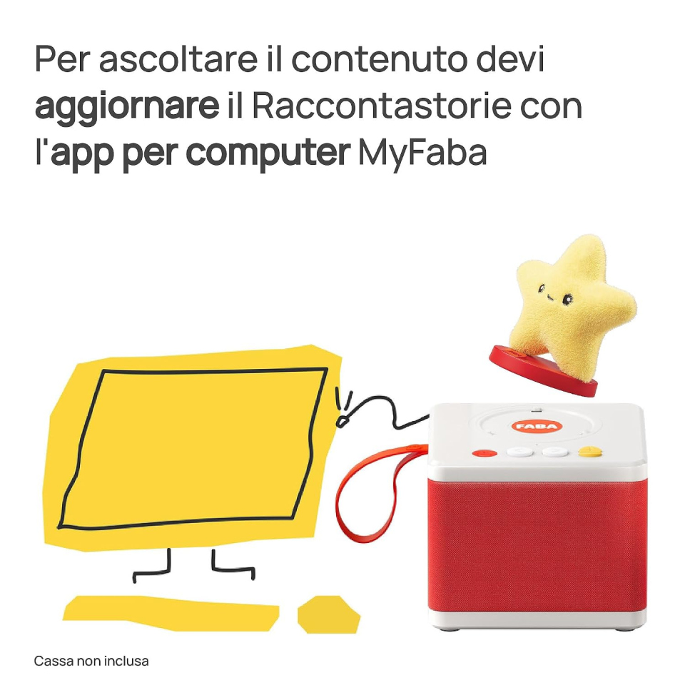 FABA personaggio sonoro ninne nanne Dormi, dormi stellina