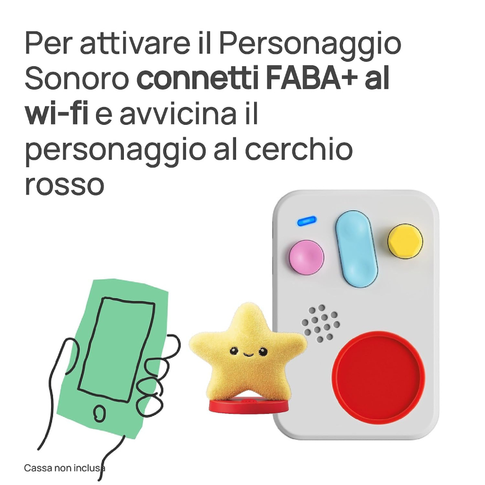 FABA personaggio sonoro ninne nanne Dormi, dormi stellina
