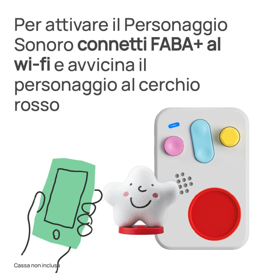 FABA personaggio sonoro Nuvola Olga: 10 storie, 3-5 anni
