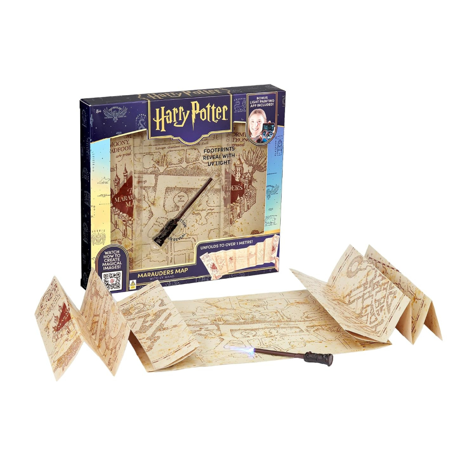 Famosa Harry Potter mappa interattiva con bacchetta luminosa