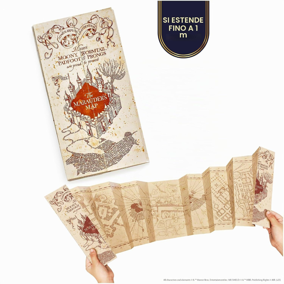 Famosa Harry Potter mappa interattiva con bacchetta luminosa