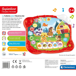 Clementoni Sapientino La Fattoria delle Filastrocche – Tablet Interattivo 2-4 Anni