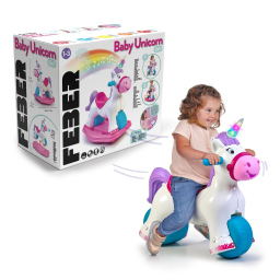 FEBER Baby Unicorn cavalcabile 2 in 1