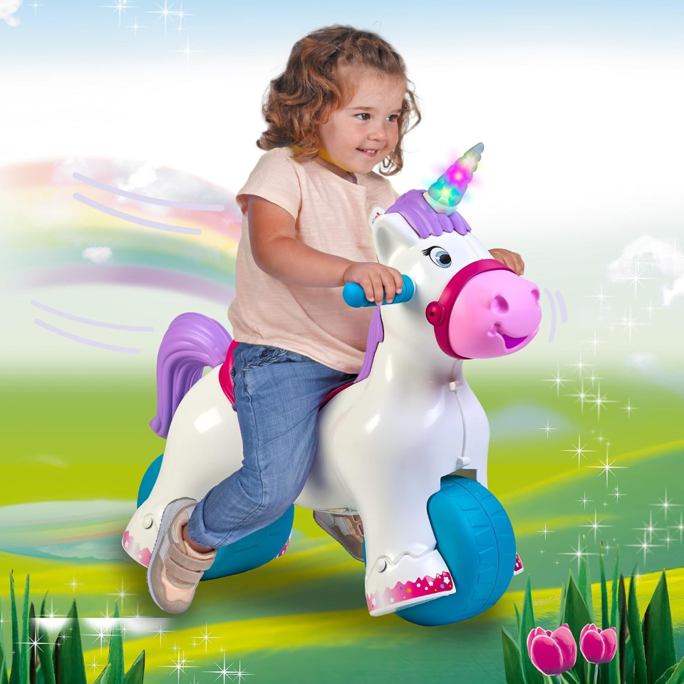 FEBER Baby Unicorn cavalcabile 2 in 1