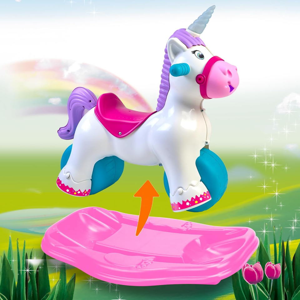 FEBER Baby Unicorn cavalcabile 2 in 1