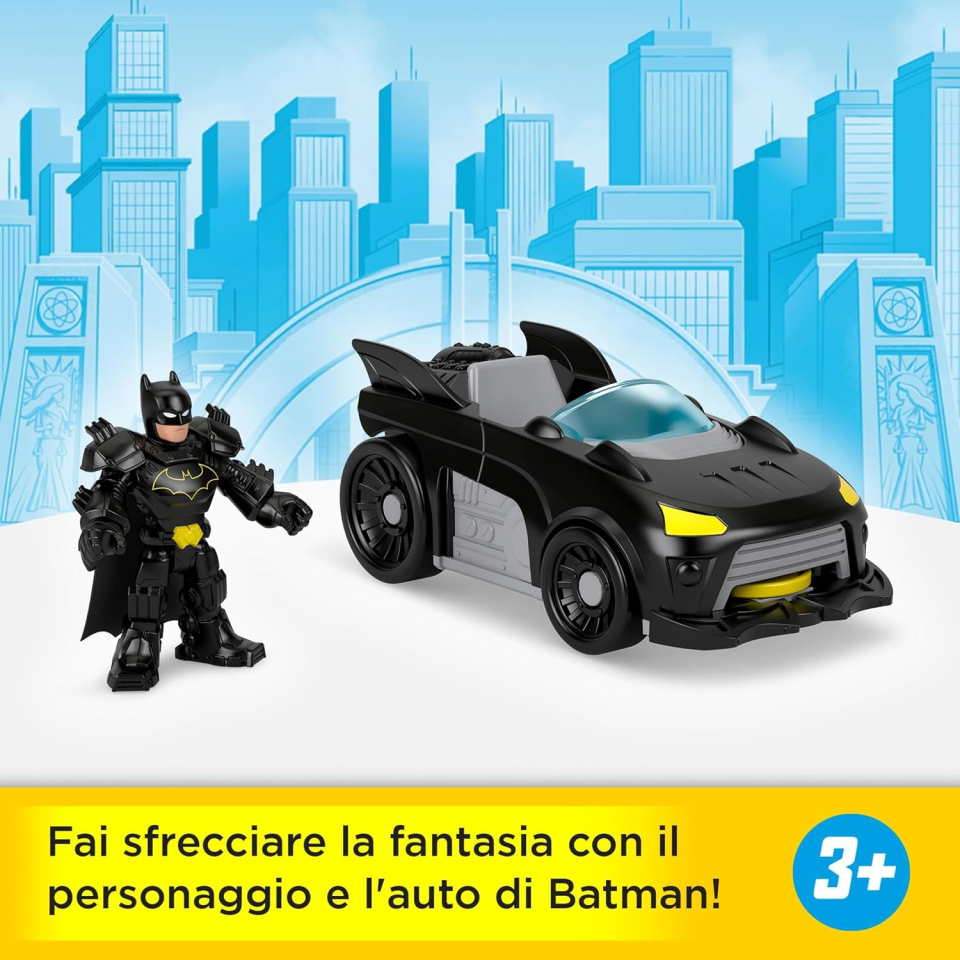 Fisher-Price Imaginext Batmobile Batman con lanciadischi