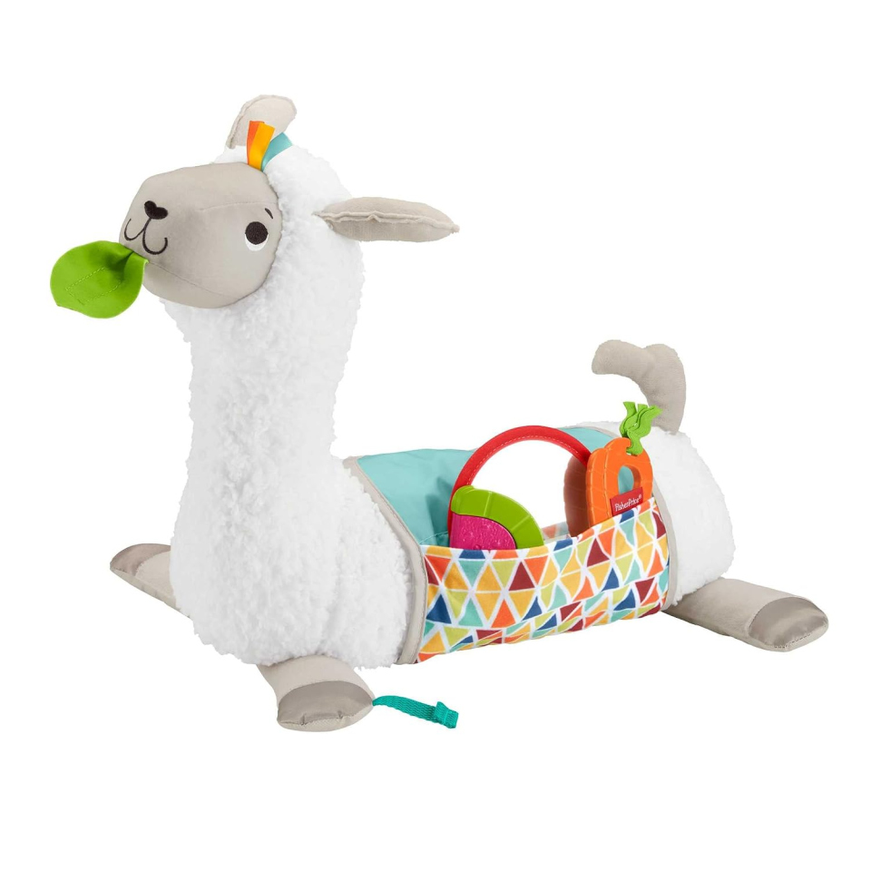 Fisher-Price Lama Cresci con Me, cuscino tummy time