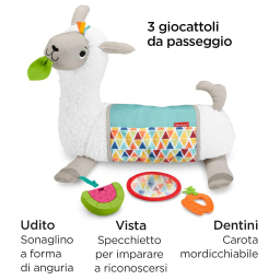 Fisher-Price Lama Cresci con Me, cuscino tummy time