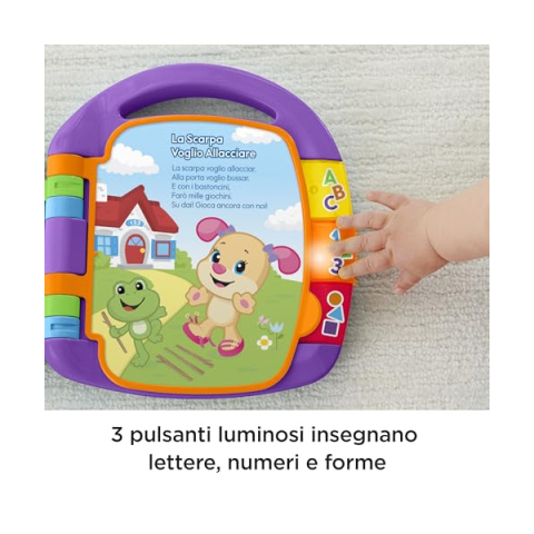 Fisher-Price Libro delle Canzoncine Ridi e Impara