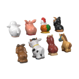 Fisher-Price Little People animali della fattoria, set da 8