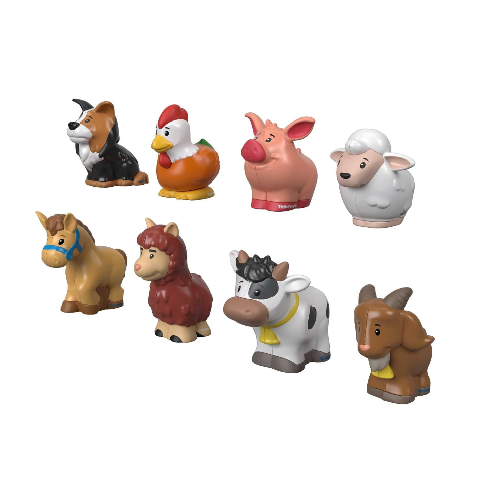 Fisher-Price Little People animali della fattoria, set da 8