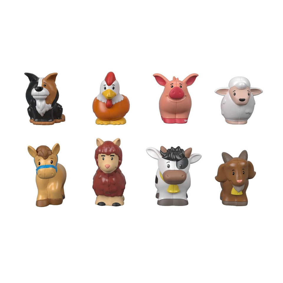 Fisher-Price Little People animali della fattoria, set da 8