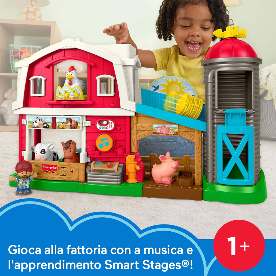 Fisher-Price Little People Fattoria Animali Felici playset