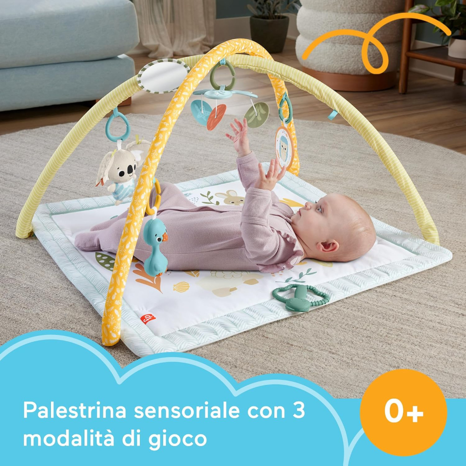 Fisher-Price palestrina multisensoriale neonato con 6 giochi
