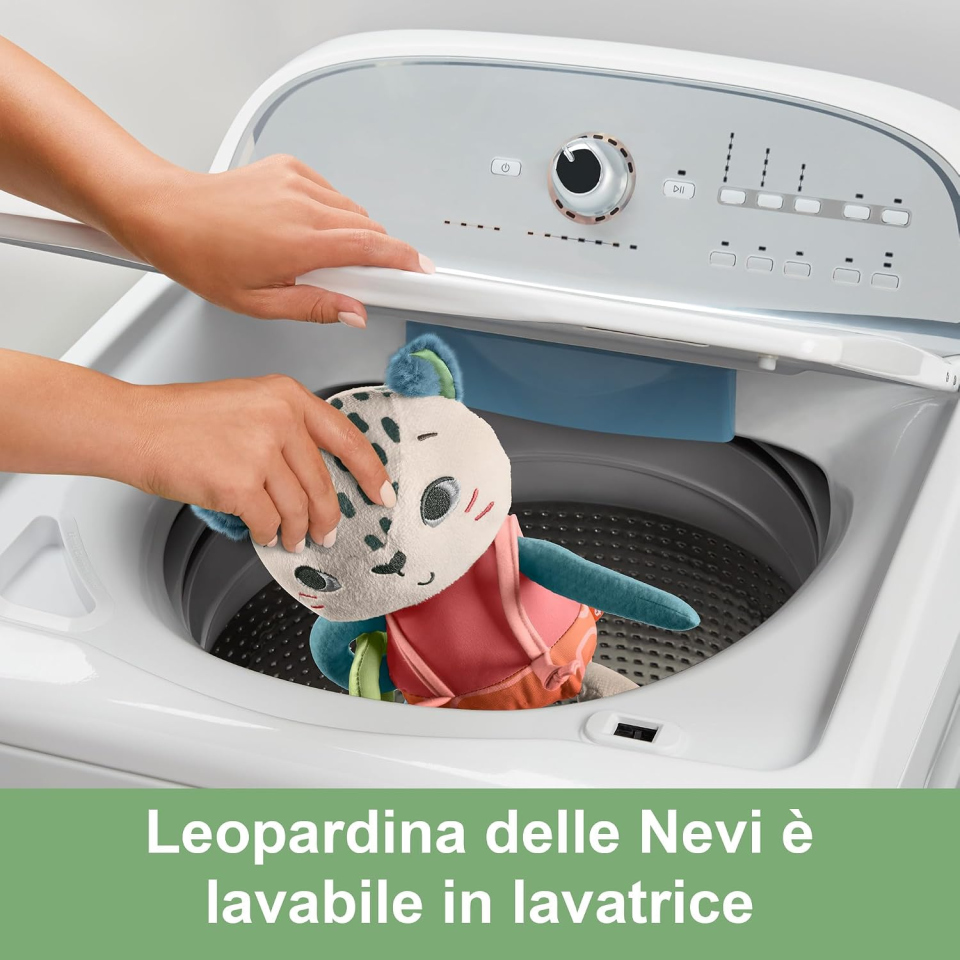 Fisher-Price Amici del Pianeta peluche Leopardino dai 3 mesi