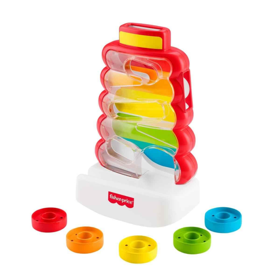 Fisher-Price Piramide 5 Anelli dondolante con labirinto