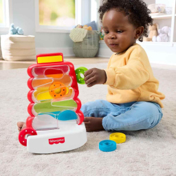 Fisher-Price Piramide 5 Anelli dondolante con labirinto