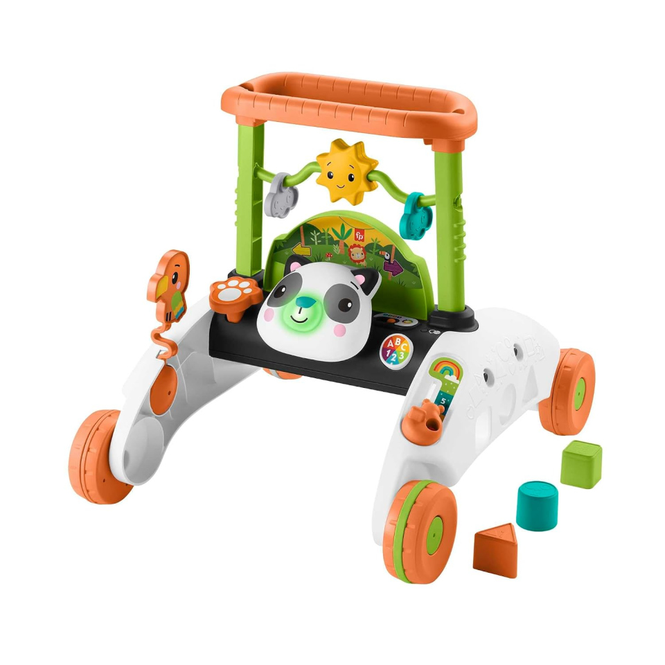 Fisher-Price primi passi Baby Panda con volante multilingue