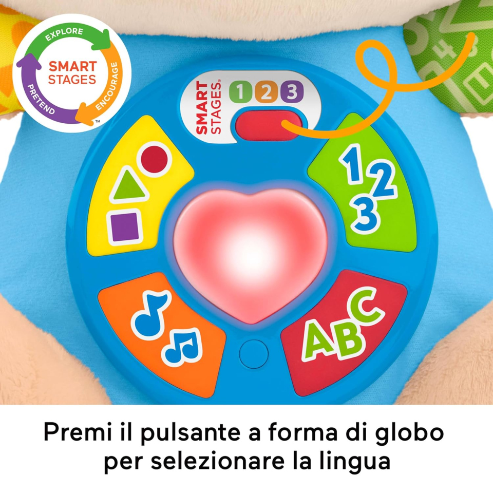 Fisher-Price Ridi e Impara cagnolino Smart Stages multilingue