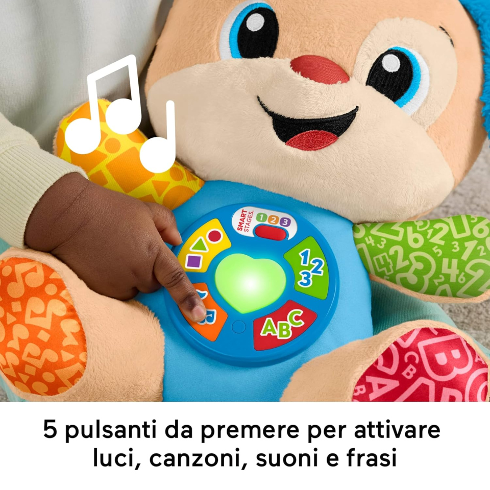 Fisher-Price Ridi e Impara cagnolino Smart Stages multilingue