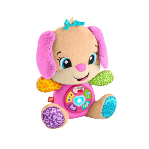 Fisher-Price Sis Smart Stages – Peluche Musicale Multilingue per Neonati