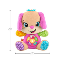 Fisher-Price Sis Smart Stages – Peluche Musicale Multilingue per Neonati