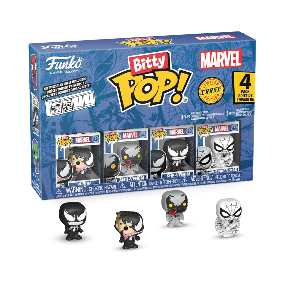 Funko Bitty Pop! Venom – Set 4 Minifigure Marvel con Sorpresa