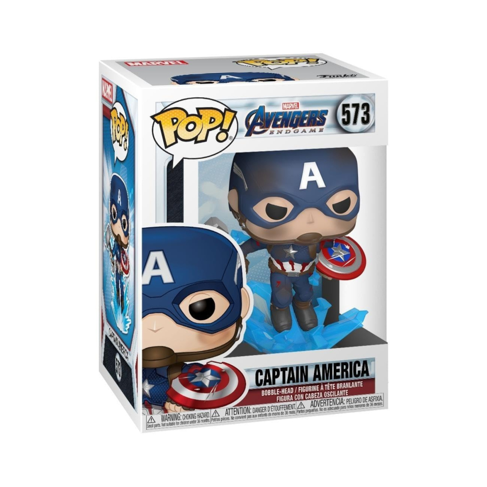 Funko Pop Capitan America da collezione con Mjolnir