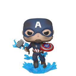 Funko Pop Capitan America da collezione con Mjolnir