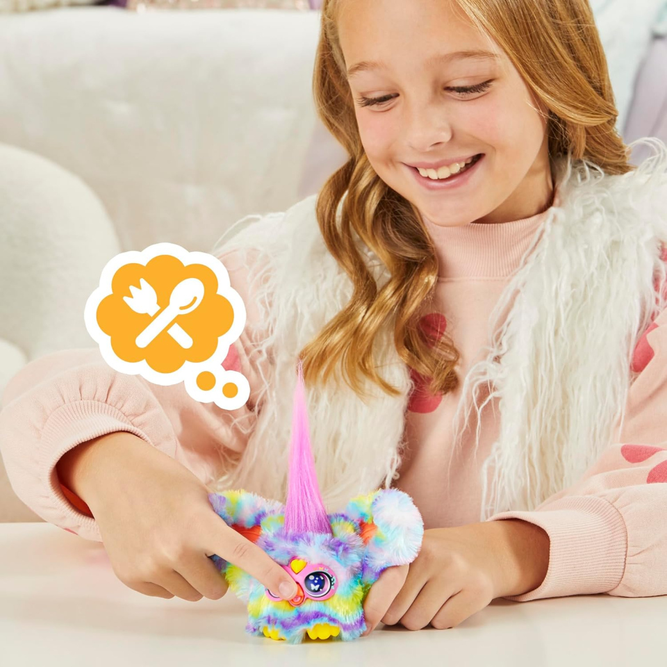 Furby Furblets peluche Swee-Dee con due clip portachiavi