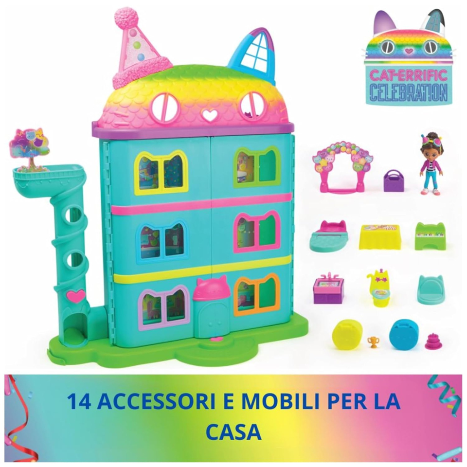 Gabby's Dollhouse casa delle bambole Festa dai 3 anni