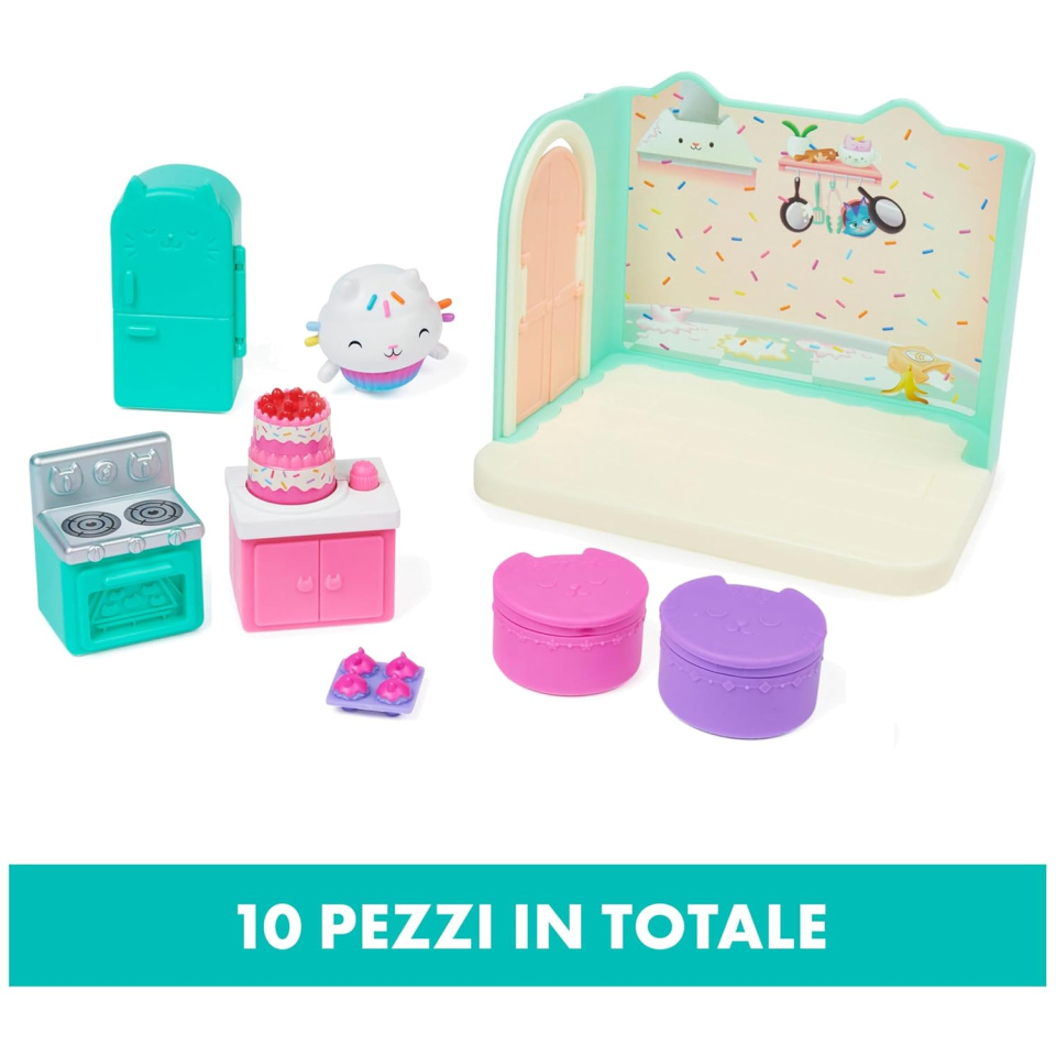 Spin Master Gabby's Dollhouse playset Cucina di Dolcetto