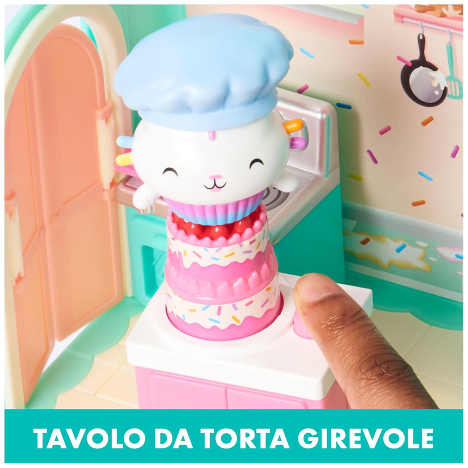 Spin Master Gabby's Dollhouse playset Cucina di Dolcetto
