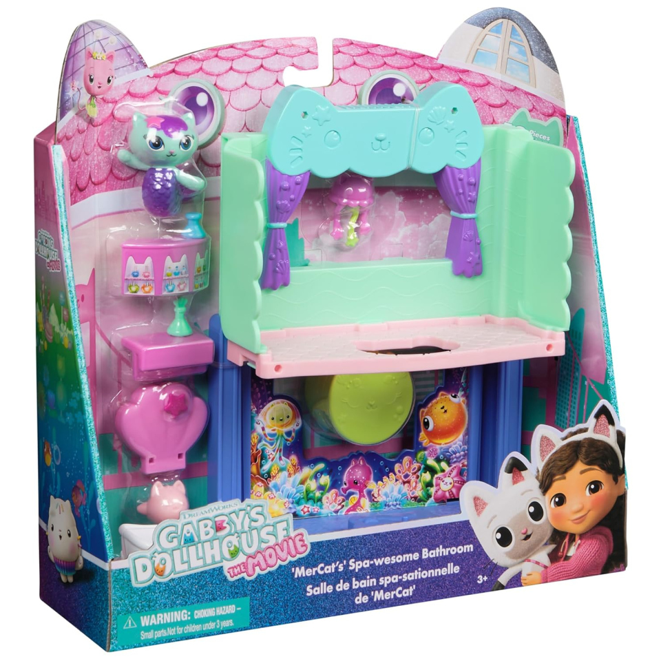 Gabby's Dollhouse playset bagno di Siregatta, 10 pezzi