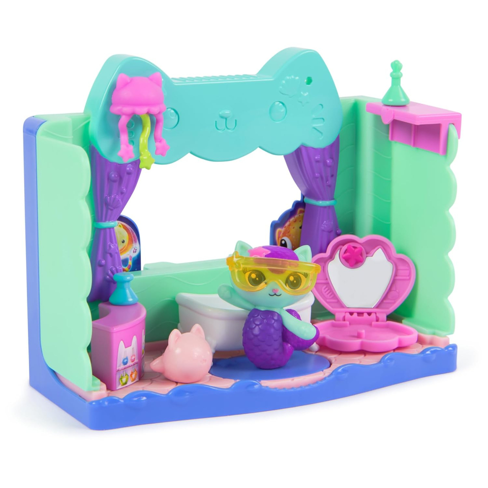 Gabby's Dollhouse playset bagno di Siregatta, 10 pezzi