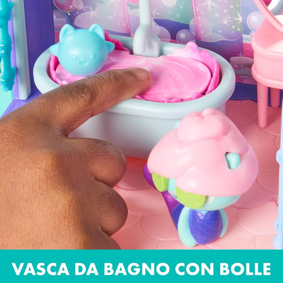 Gabby's Dollhouse playset Siregatta con sala da bagno