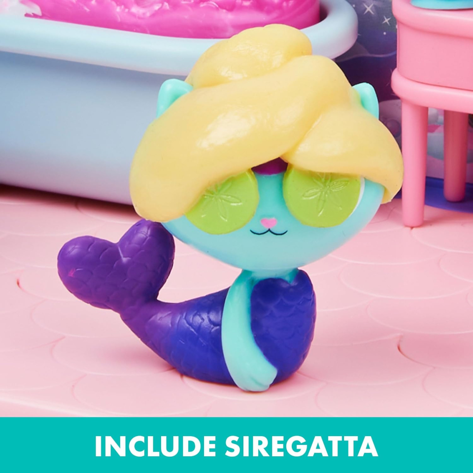 Gabby's Dollhouse playset Siregatta con sala da bagno