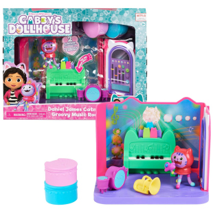 Gabby's Dollhouse stanza musicale con Daniel James Catnip