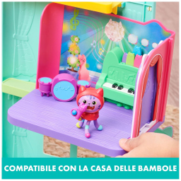 Gabby's Dollhouse stanza musicale con Daniel James Catnip