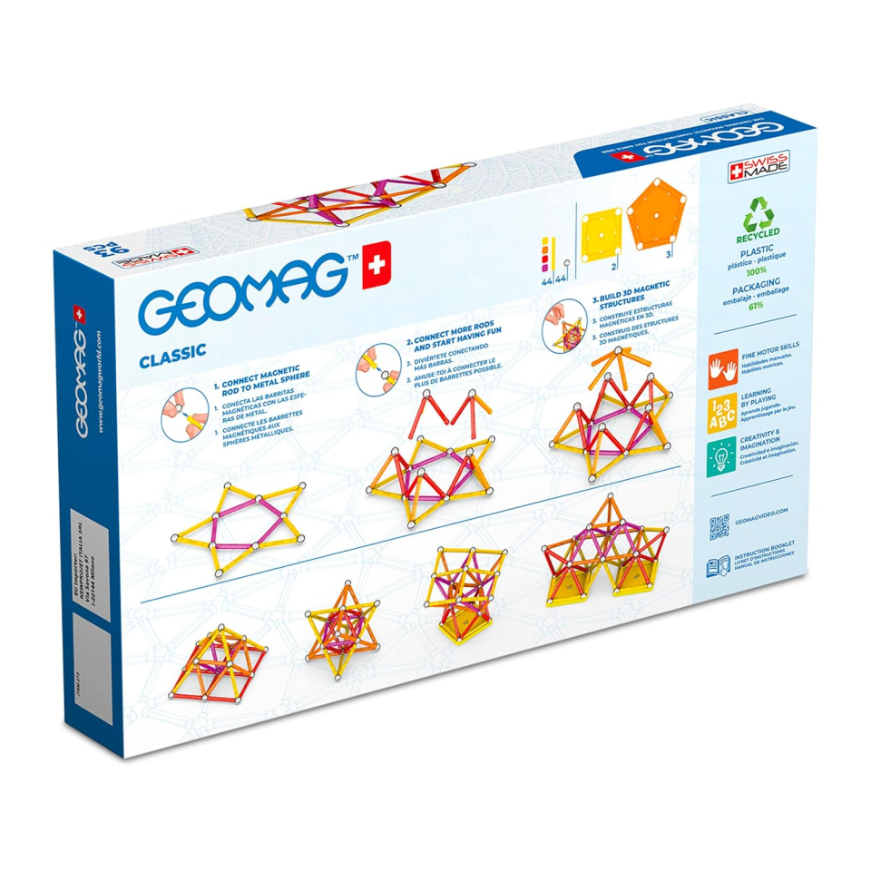 Geomag Classic gioco magnetico Green da 93 pezzi