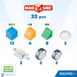 Geomag Magicube blocchi magnetici da 1 anno