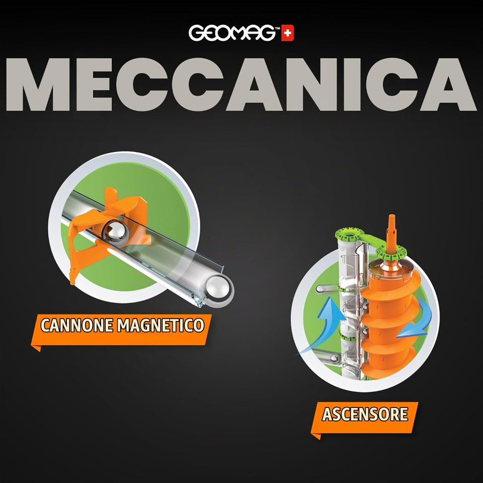 Geomag Mechanics Gravity circuito magnetico da 207 pezzi