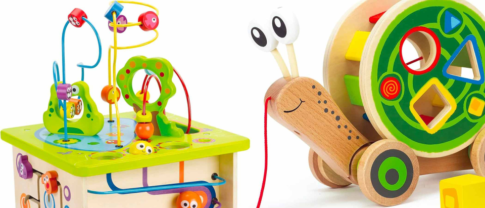 Giochi in legno per bambini da 2 a 4 anni