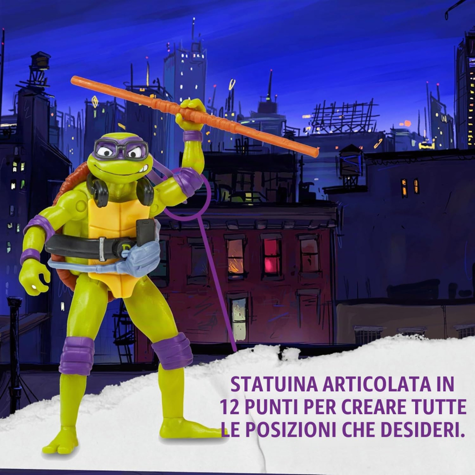 Giochi Preziosi Donatello action figure Caos Mutante 12 cm