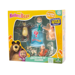 Giochi Preziosi Masha e Orso bamboline, set 7 personaggi