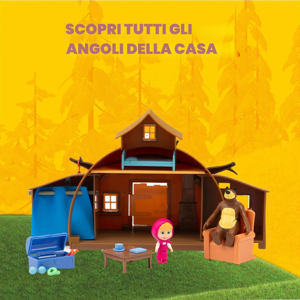Giochi Preziosi Masha e Orso playset Casa di Orso