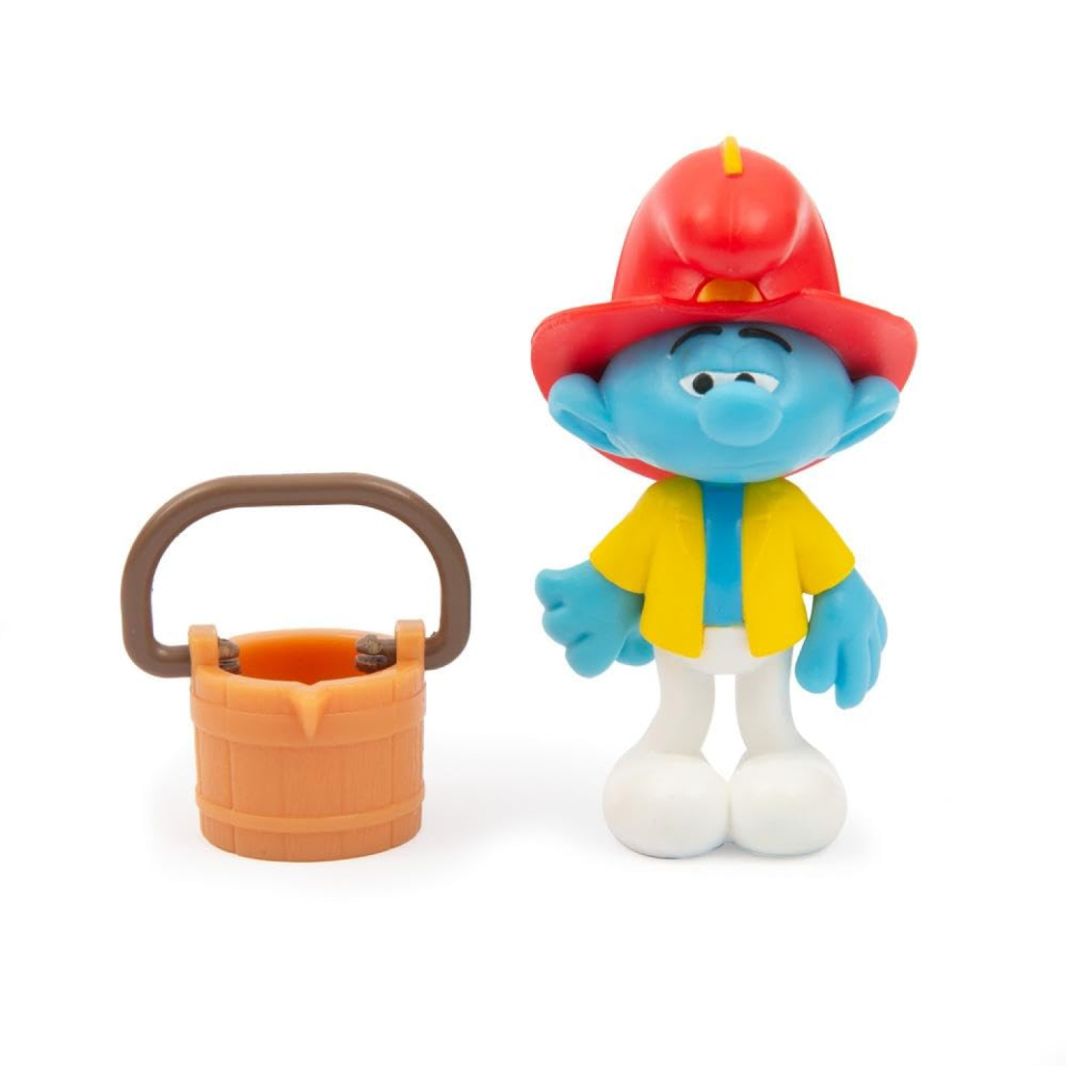 Giochi Preziosi Puffi camion dei pompieri con Puffo Zuccone